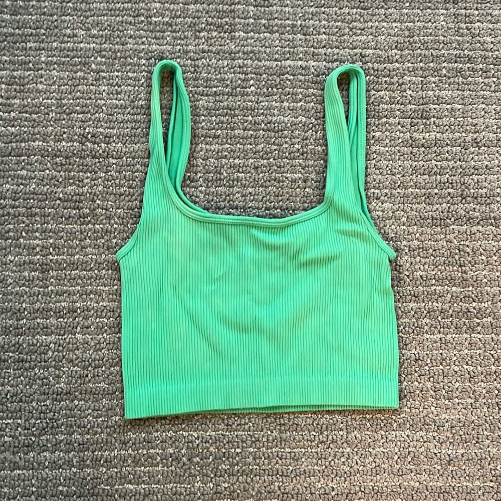 Zara green tank top
